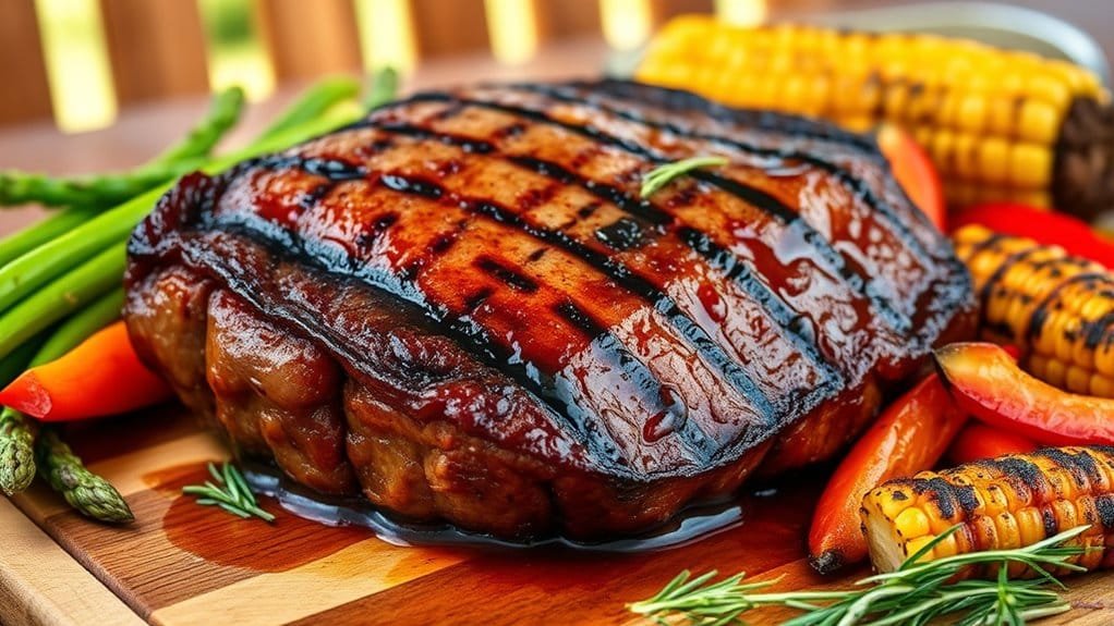 bbq glazed beef roast