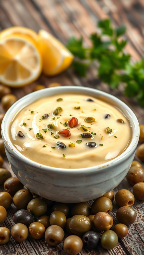 caper and olive sauce