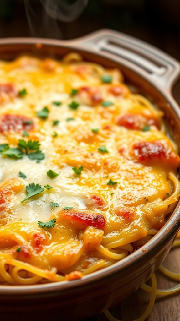 cheesy spaghetti squash casserole