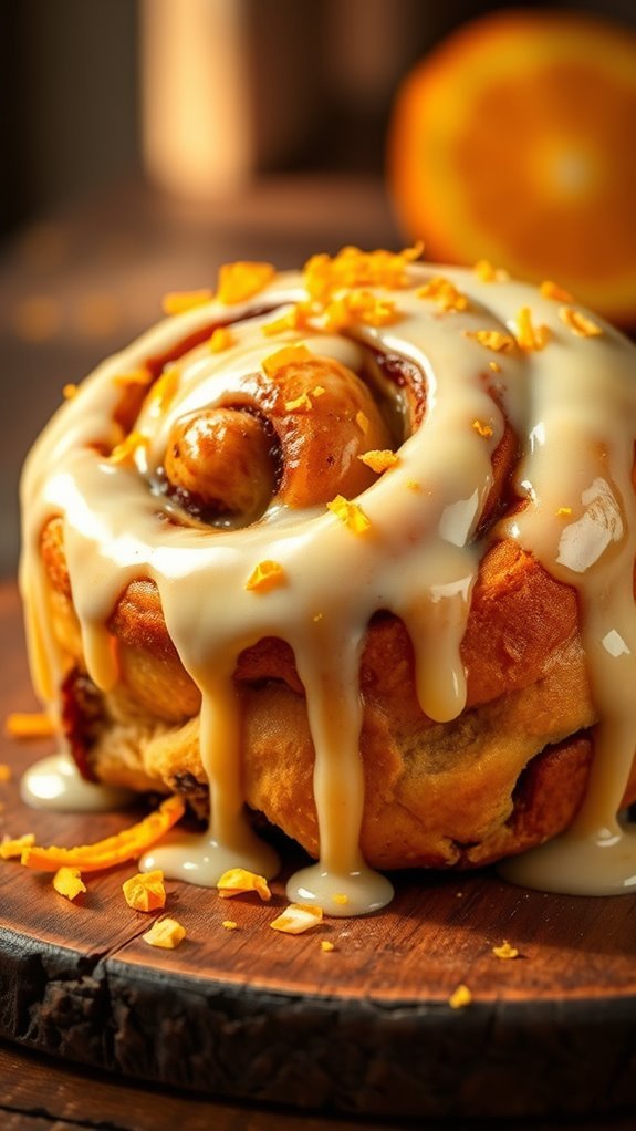 citrusy sweet dessert topping