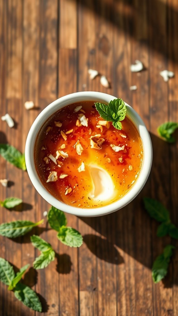 coconut infused creamy dessert