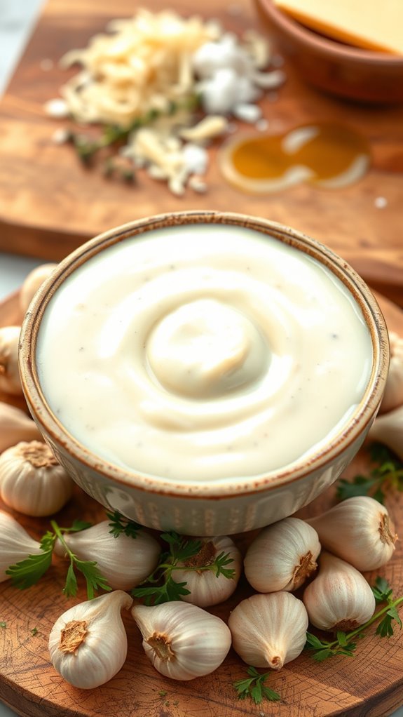 creamy garlic sauce recipe