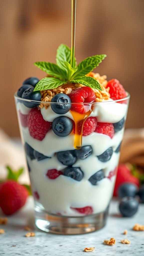 delicious greek yogurt parfait