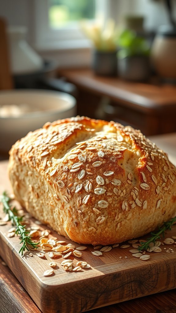 delicious homemade oatmeal bread