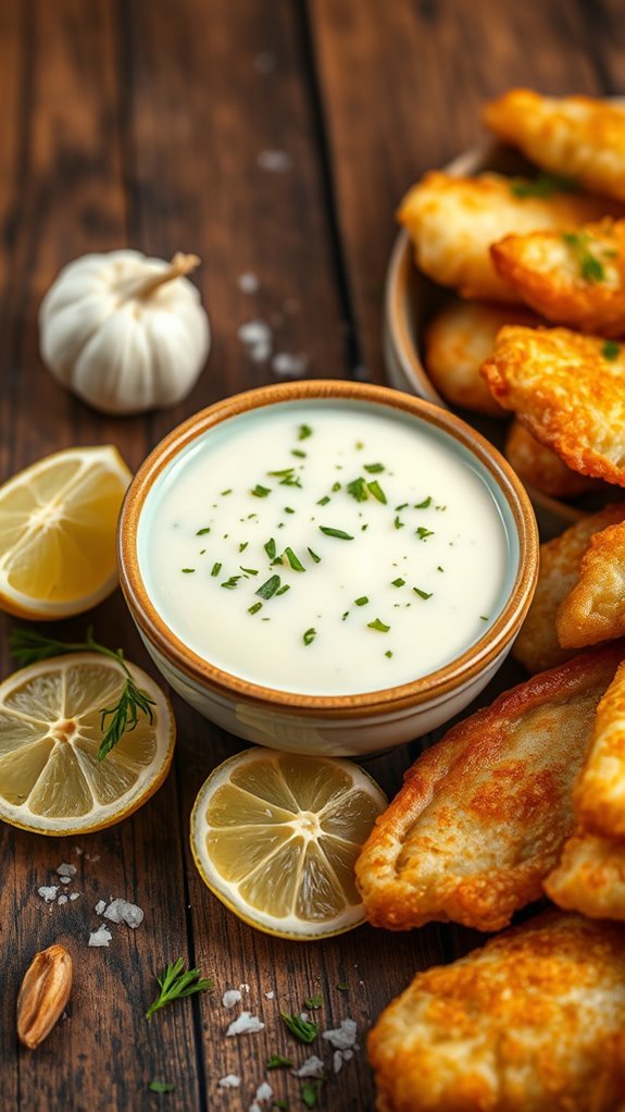 garlic infused tartar sauce