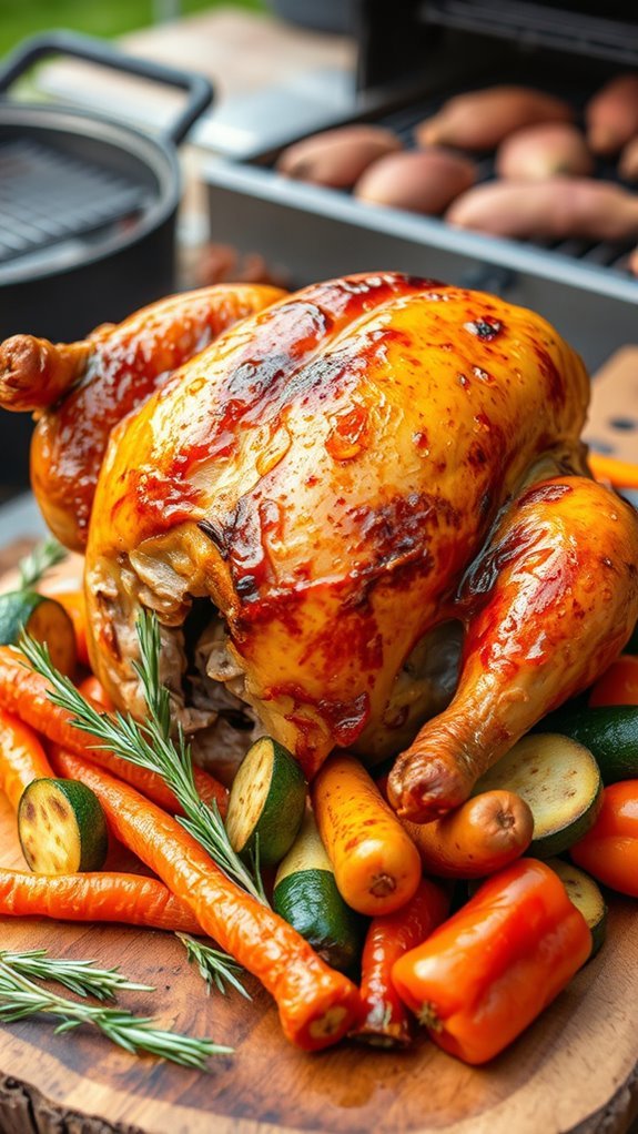 grilled chicken with beer