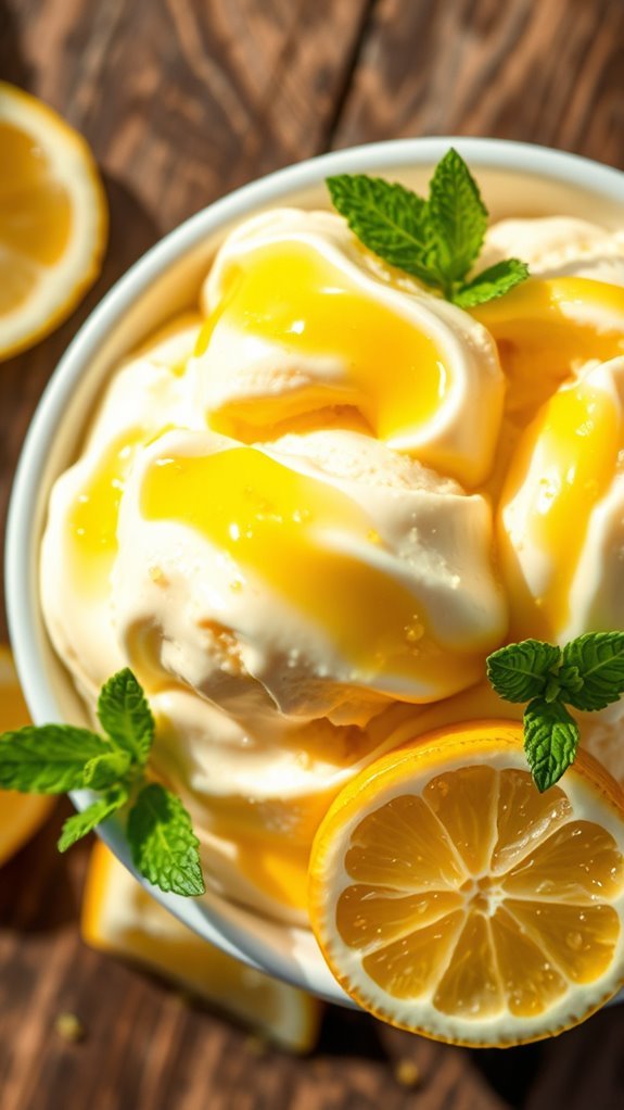 lemon flavored creamy dessert
