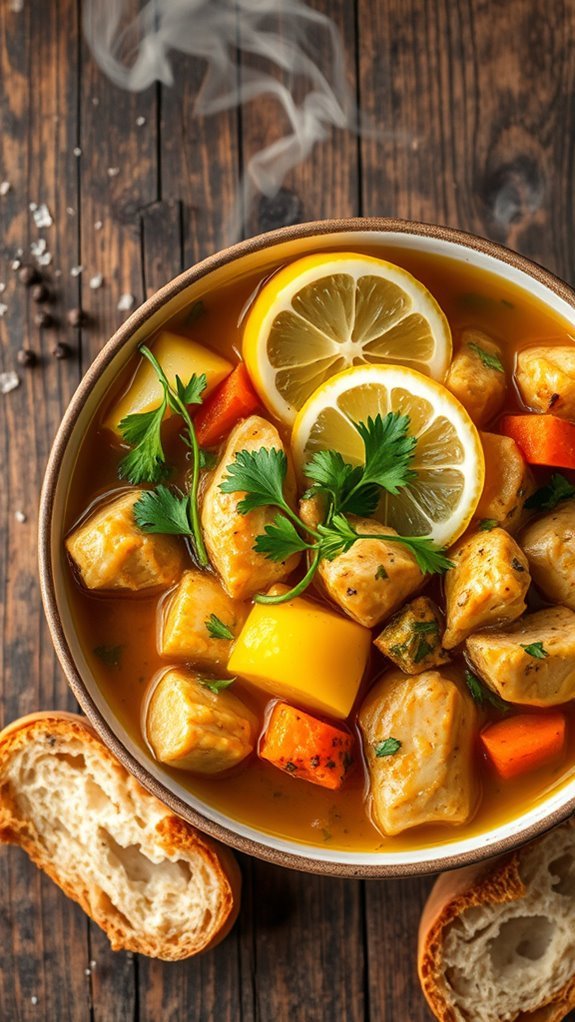 lemon herb chicken dish