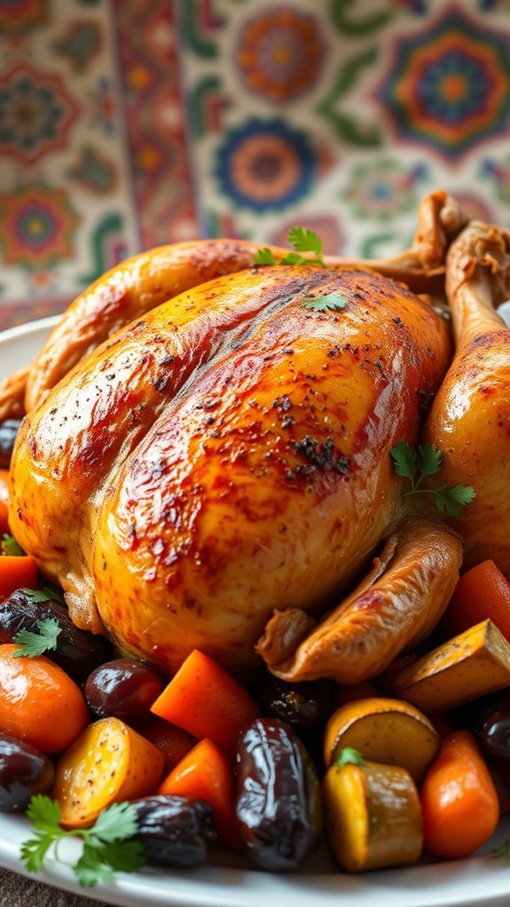 moroccan spiced roasted chicken recipe