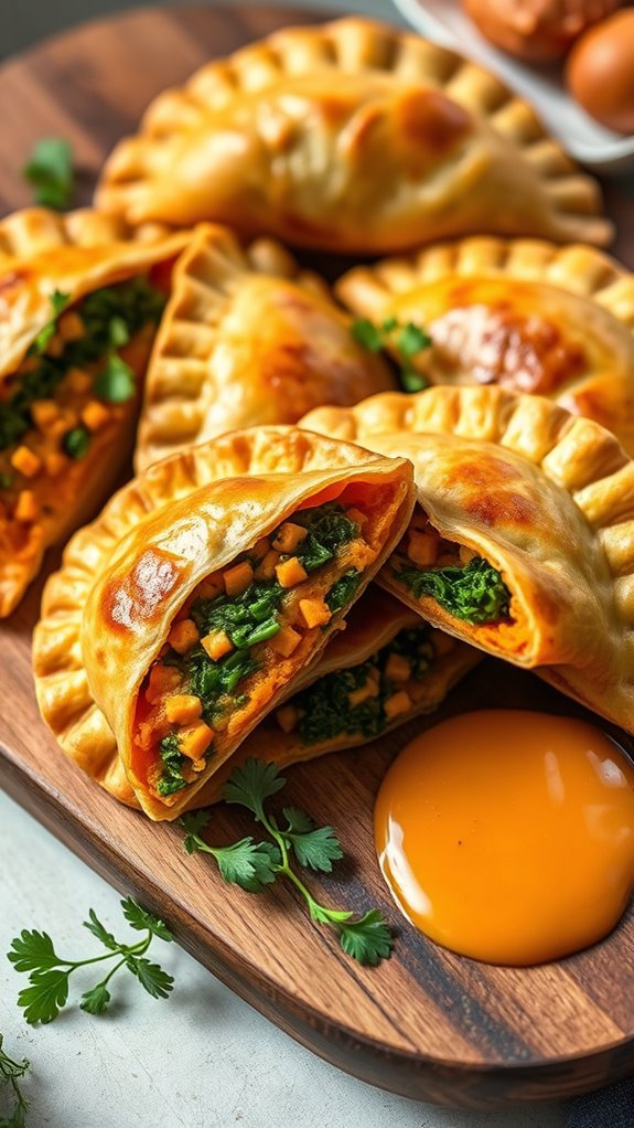 savory vegetable filled pastries