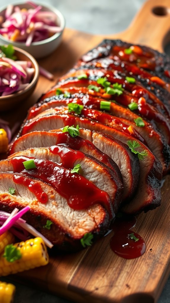 smoky bbq flavored pork dish