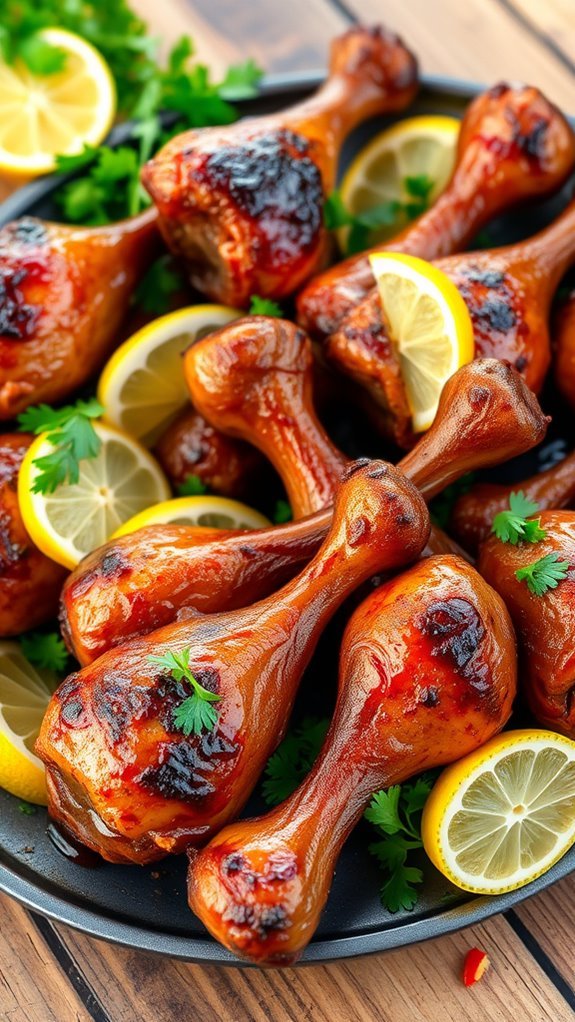 spicy roasted chicken legs