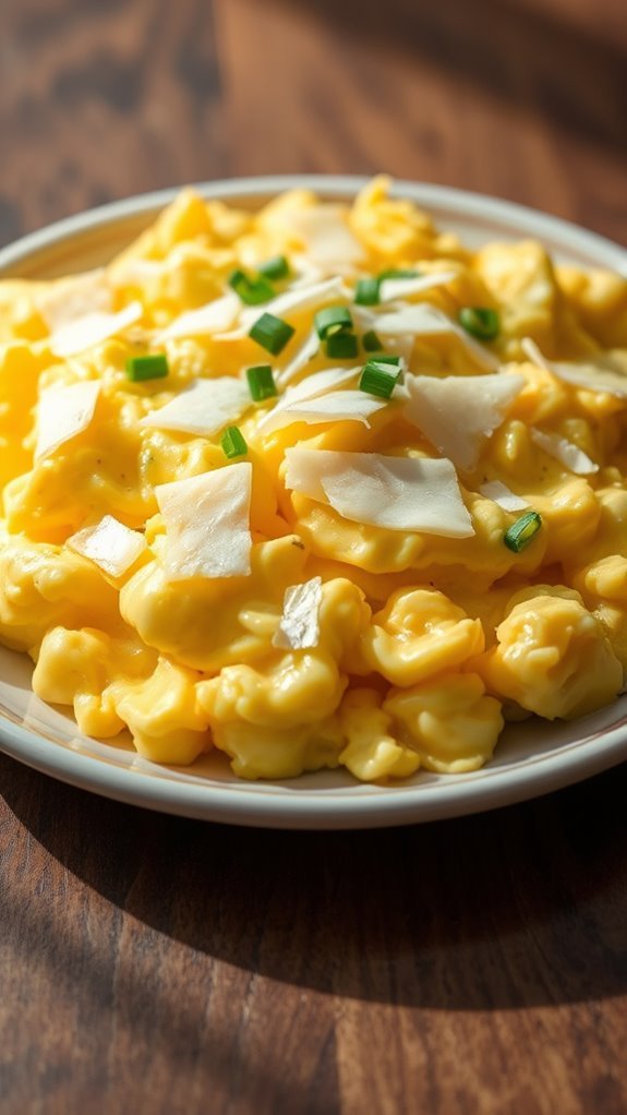 truffle oil scrambled eggs